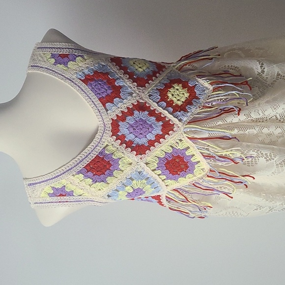 Refashioned Vintage Crochet Lace Dress ♻️ - Picture 5 of 8